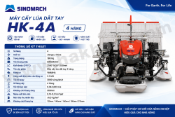 Máy cấy lúa đi bộ 4 hàng SINOMACH HK-4A#2