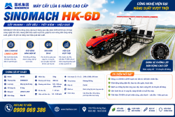 Máy cấy lúa đi bộ 6 hàng có đề SINOMACH HK-6D#1
