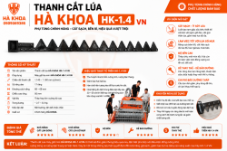 Thanh cắt lúa máy gặt mini HK-1.4 Blue / 1.4 New/  1.4 N/ 1.4 VN/ 1.5 Blue#1