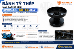 Bánh tỳ thép máy gặt lúa mini HK-1.4 Blue/ 1.5 BLUE#5