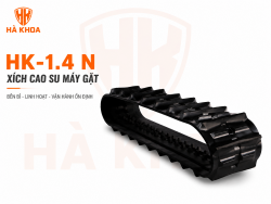 Xích cao su máy gặt mini HK-1.4 N kích thước 350*66*45#4