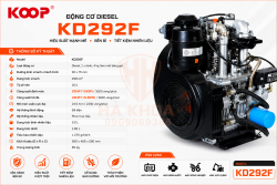 Động cơ máy gặt mini KOOP KD292F#1