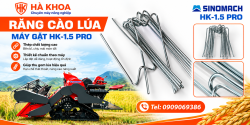 Răng cào lúa máy gặt mini HK-1.5 SKY#4