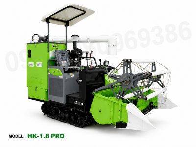 Máy gặt lúa đổ mini Yurui HK-1.8 PRO