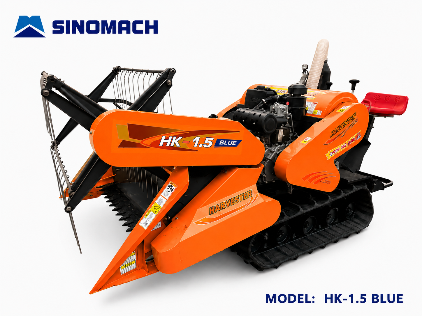Máy gặt lúa mini SINOMACH HK-1.5 BLUE
